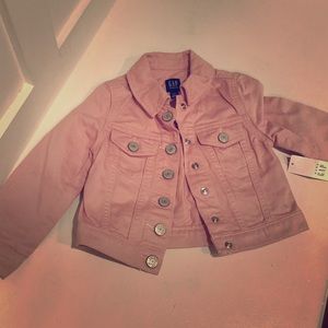 Light Pink Gap Girls Denim Jacket - 3 yrs